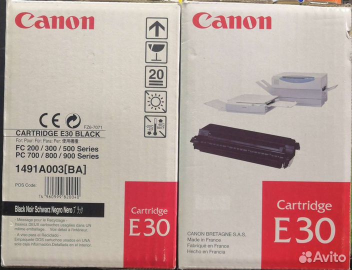 Картриджи E30