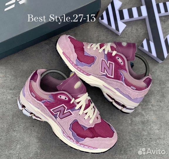 Кроссовки new balance 2002r розовые кеды