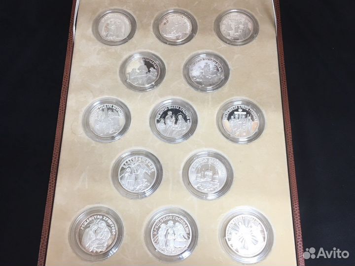 Серебряные медали Православные праздники оригинал