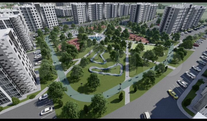 2-к. квартира, 67,4 м², 4/9 эт.