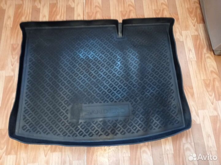 Коврик корыто в багажник renault sandero