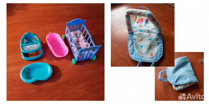 Мебель для кукол (Гостиная, ванная, детская)