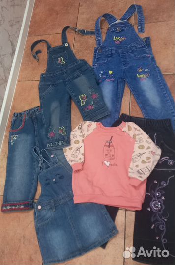 Джинсы,джинсовые комбинезоны,сарафан пакетом