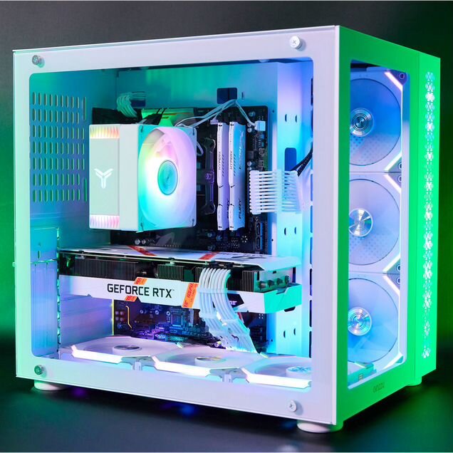 Игровой пк: RTX 5060 / Core i5 / Белый Аквариум