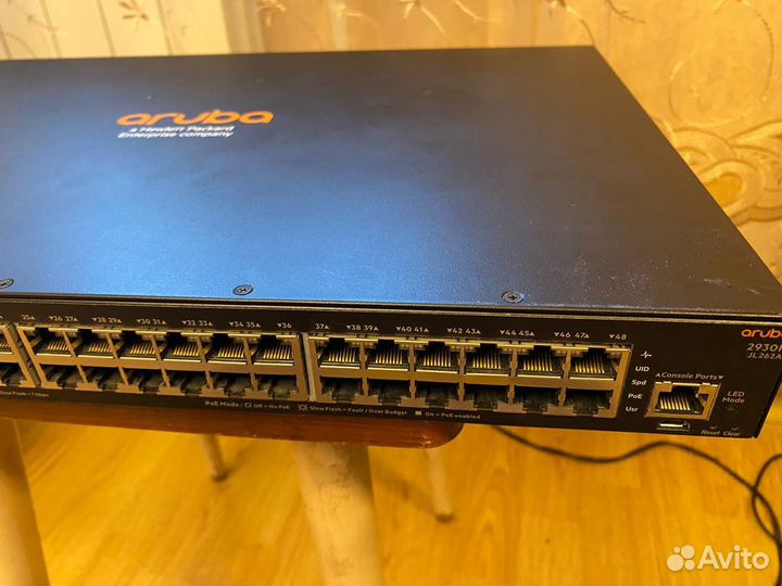 Коммутатор HPE Aruba 2930F (JL262A) Gigabit PoE+