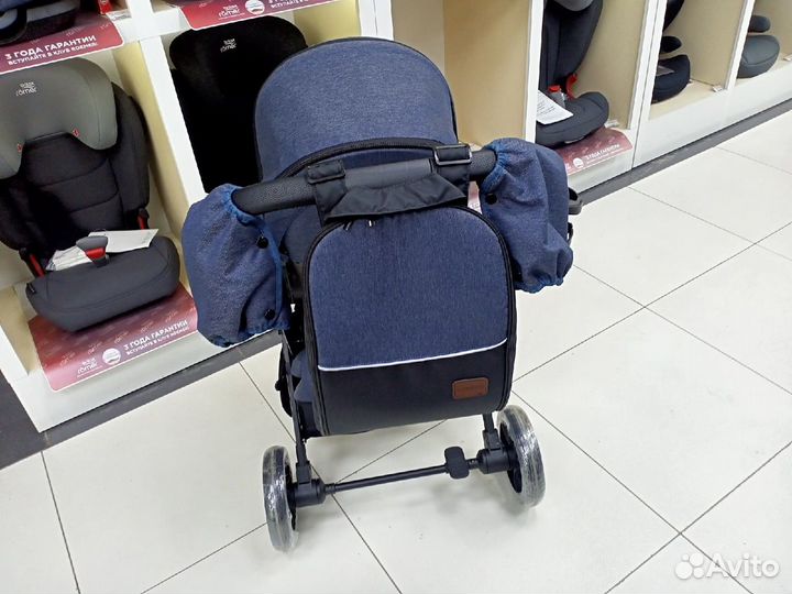 Прогулочная Коляска Luxmom 740 Синий