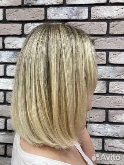 Окрашивание в один тон