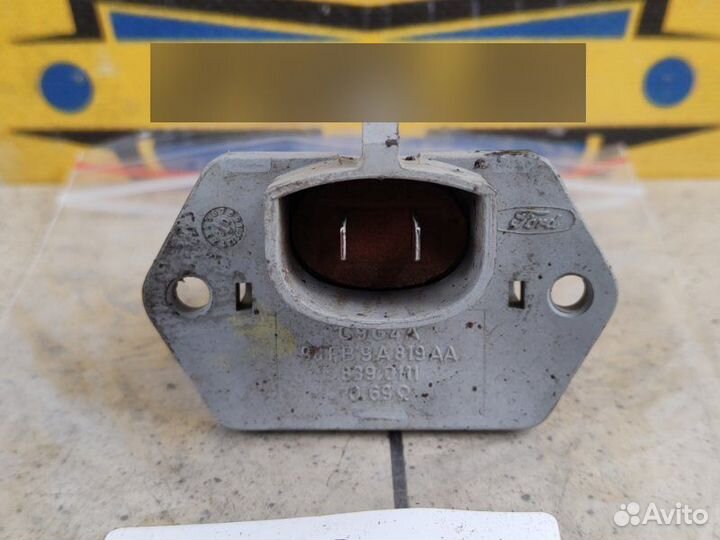 Резистор вентилятора охлаждения Ford Fusion 1.4