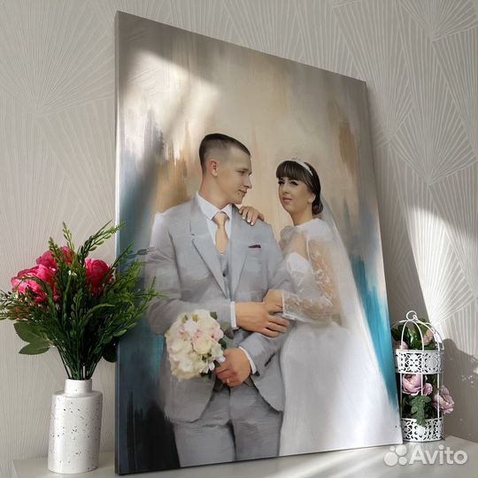 Портрет на холсте по фото