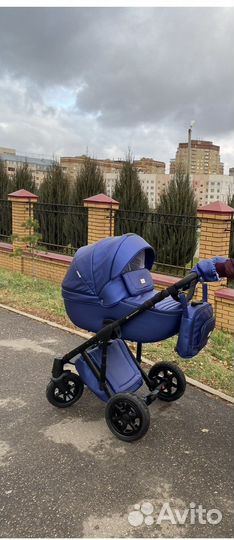 Коляска 2 в 1 adamex экокожа
