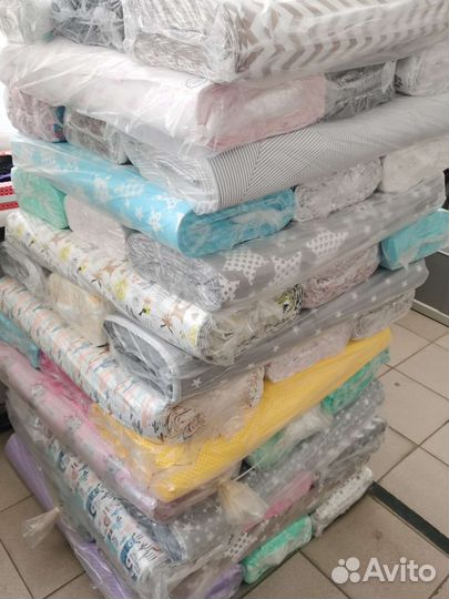 Бязь ширина 150см ткань на Отрез хлопок рукоделие