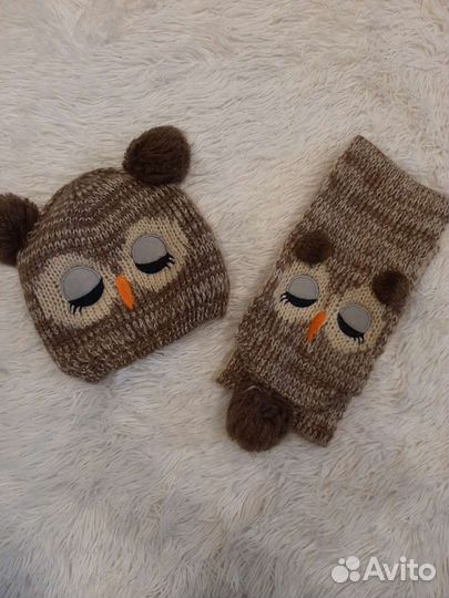 Комплект шапка и шарф