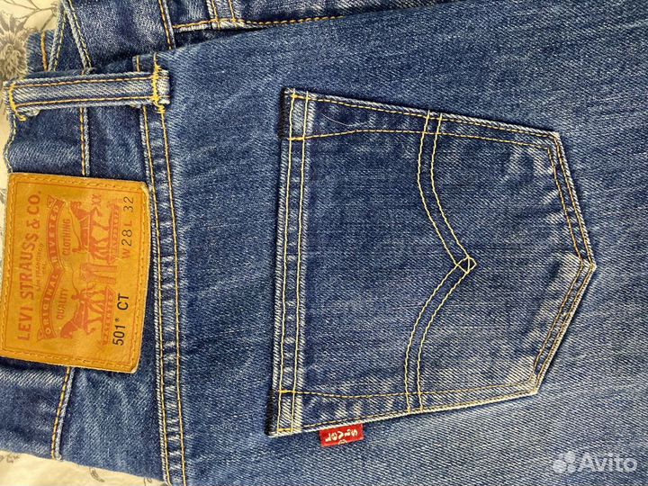 Джинсы levis 501 оригинал привезены из Америки