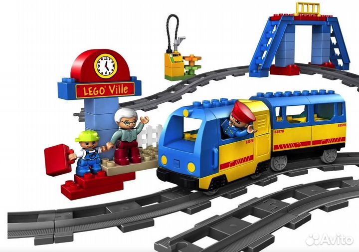 Lego поезд Duplo 5608 и Зоопарк 4962