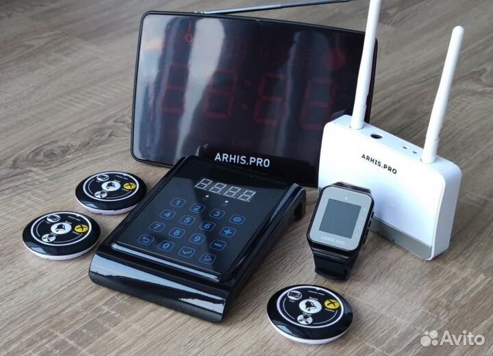 Система- кнопка вызова персонала часы д/склада