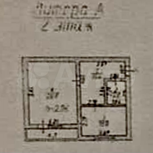 2-к. квартира, 51 м², 2/4 эт.