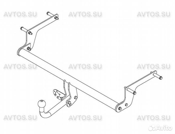 Фаркоп тсу Nissan Terrano Ниссан Террано 2014-15