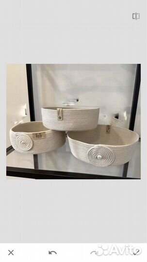 Корзинки интерьерные