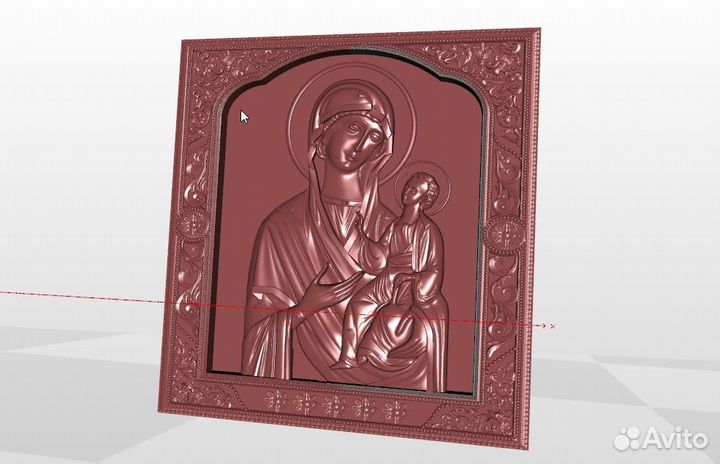 Stl 3d модели икон для чпу