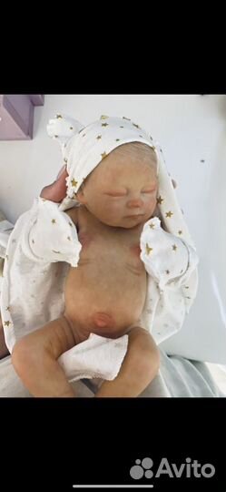 Кукла реборн мини виниловый