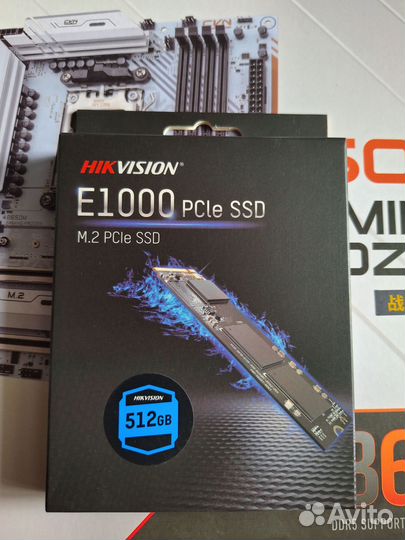 512Гб nvme SSD hikvision E1000 нераспечатанный