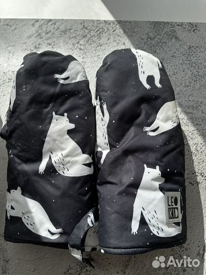 Муфта варежки на коляску leokid