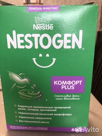 Детская смесь nestogen комфорт плюс