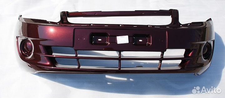 Бампер передний гранта в цвет