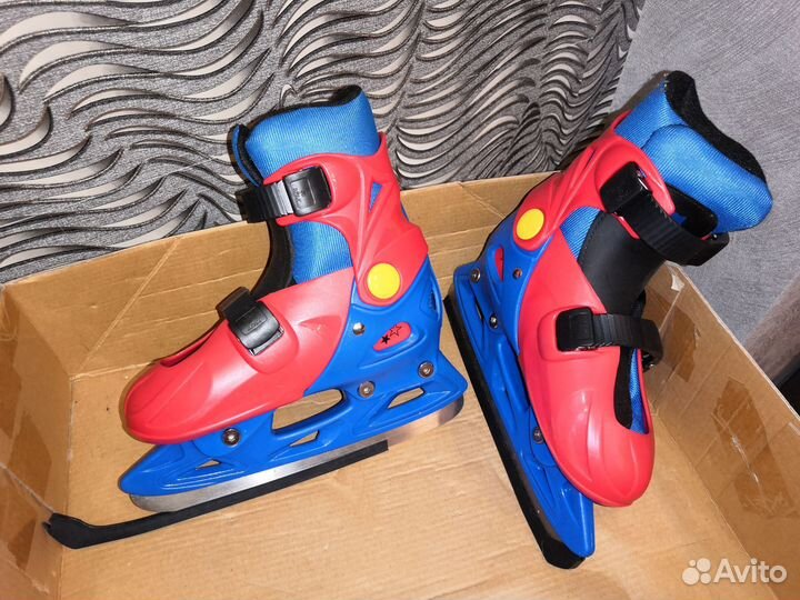Коньки детские раздвижные 33 36