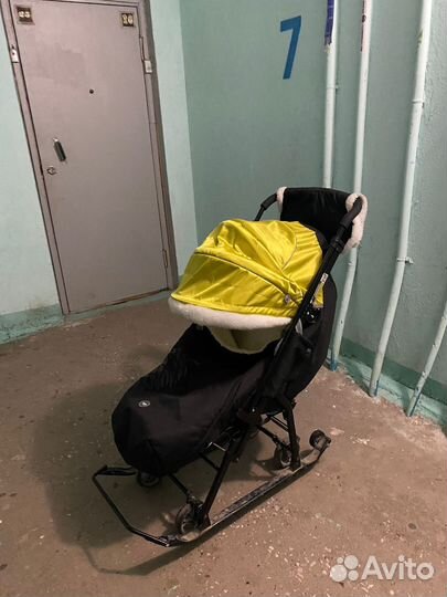 Санки коляска ника 7 5