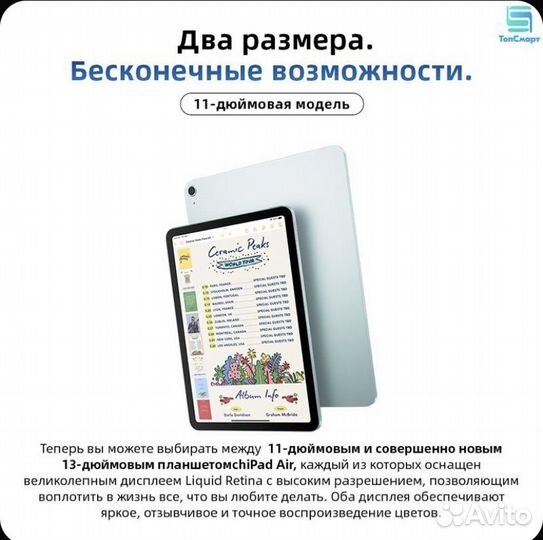 Apple iPad Air 6 11 2024 128gb