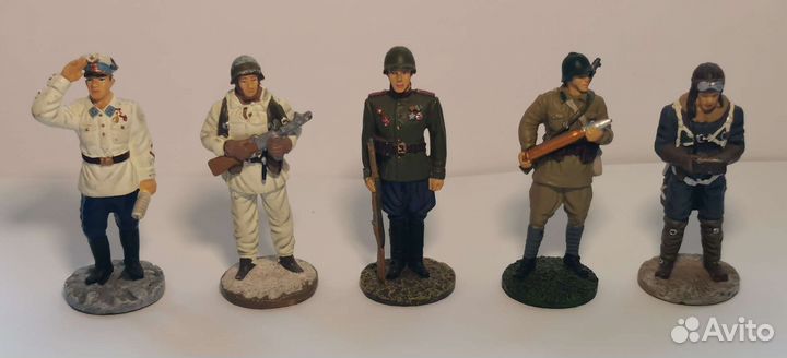 Оловянные солдатики в форме ВОВ ркка