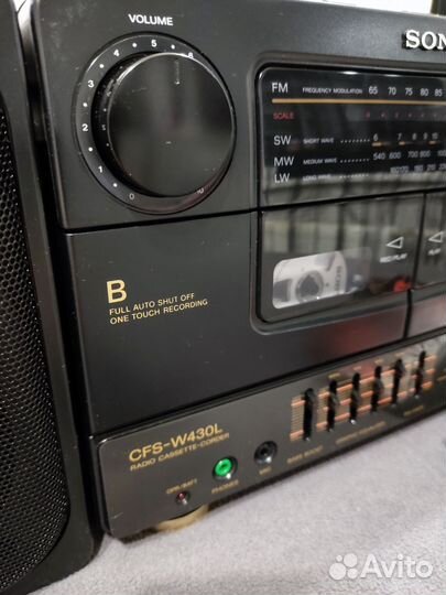 Магнитофон двухкассетный Sony CFS-W430L Europe(4)