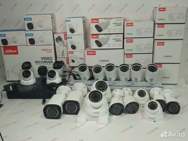 21 Камера IP/CVI видеонаблюдения 4Мп/1Mpix Dahua