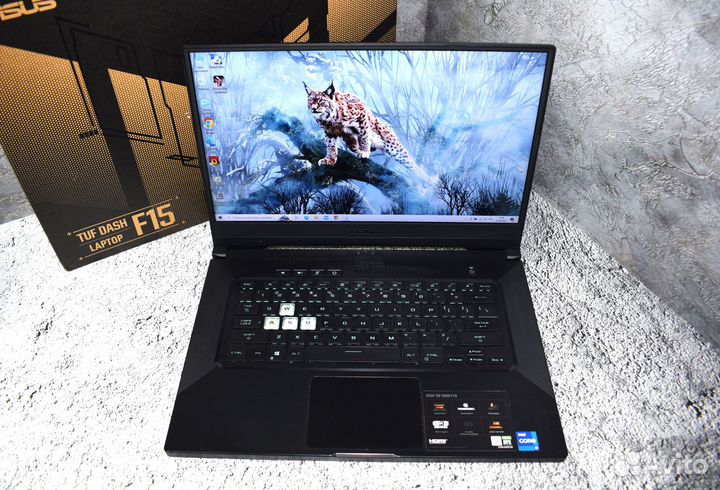 Игровой ноутбук asus на Core i7-11370H/ RTX 3060