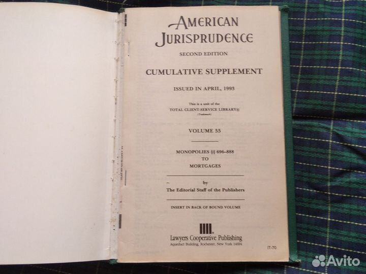 American jurisprudence 2D