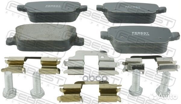 Колодки задние ford focus II CB4 2008-2011