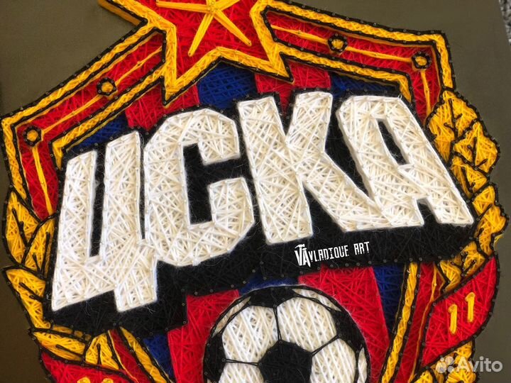 Картина ручной работы пфк «цска»