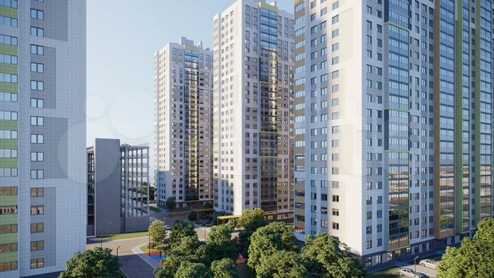 2-к. квартира, 47,2 м², 16/24 эт.