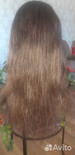 Голова манекен натуральные волосы