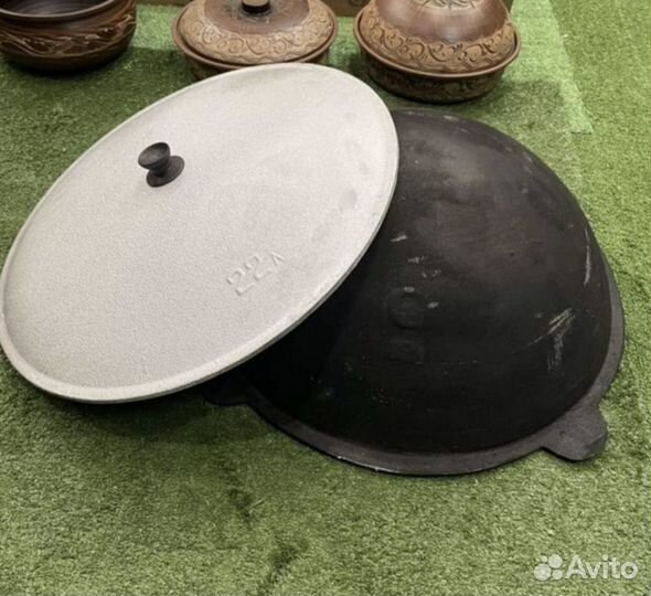 Казан чyгунный 22л