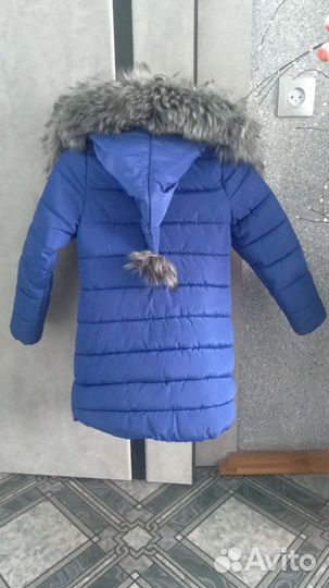 Куртка зимняя для девочки 122см