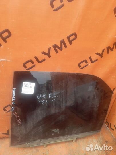 Стекло двери заднее левое Toyota Harrier SXU15