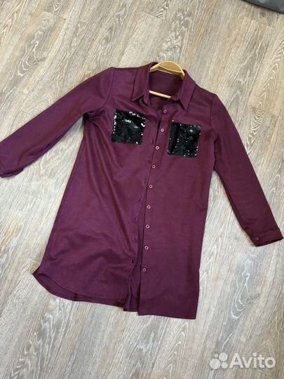 Платье рубашка женская