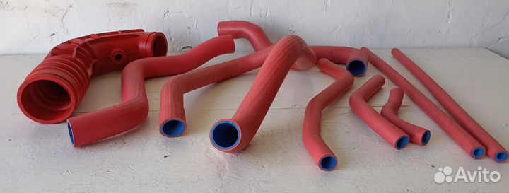 Патрубки двигателя ваз 1118 вода + воздух из 12 шт