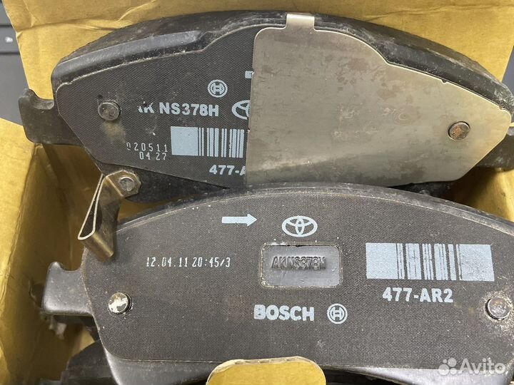 Тормозные колодки Toyota rav, Avensis, Corolla