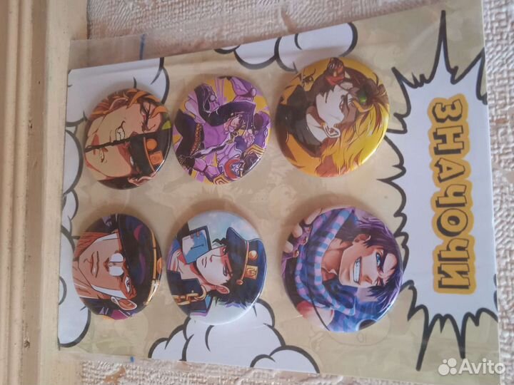 Значки джо джо