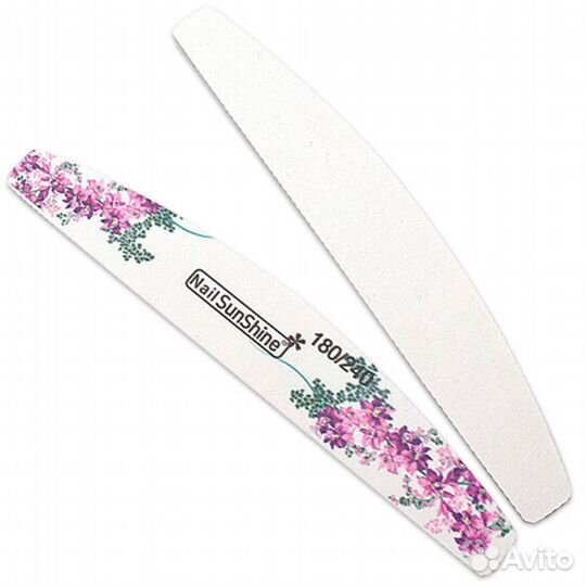 Пилка для ногтей с принтом 180/240