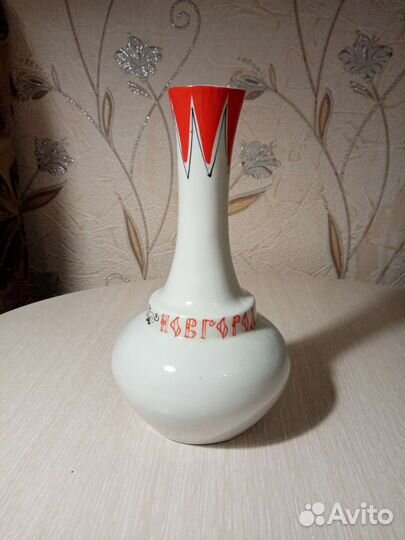 Ваза фарфор СССР Новгород