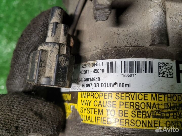 Компрессор кондиционера для Nissan Almera B10